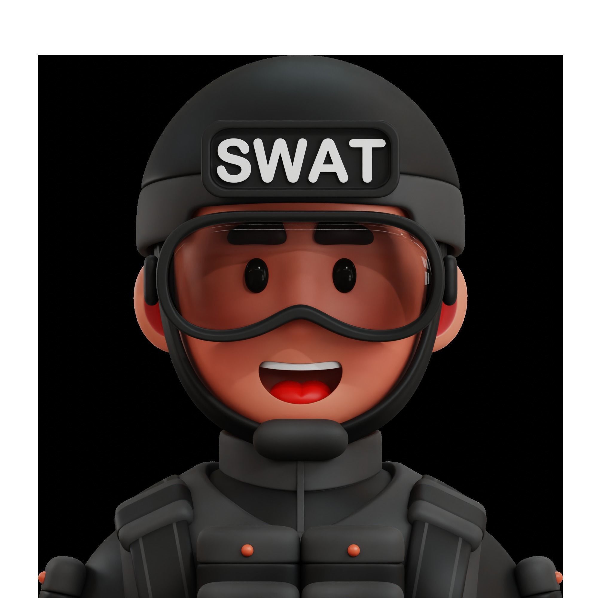 Avatar Job Profession 3D Icon 3D model_7