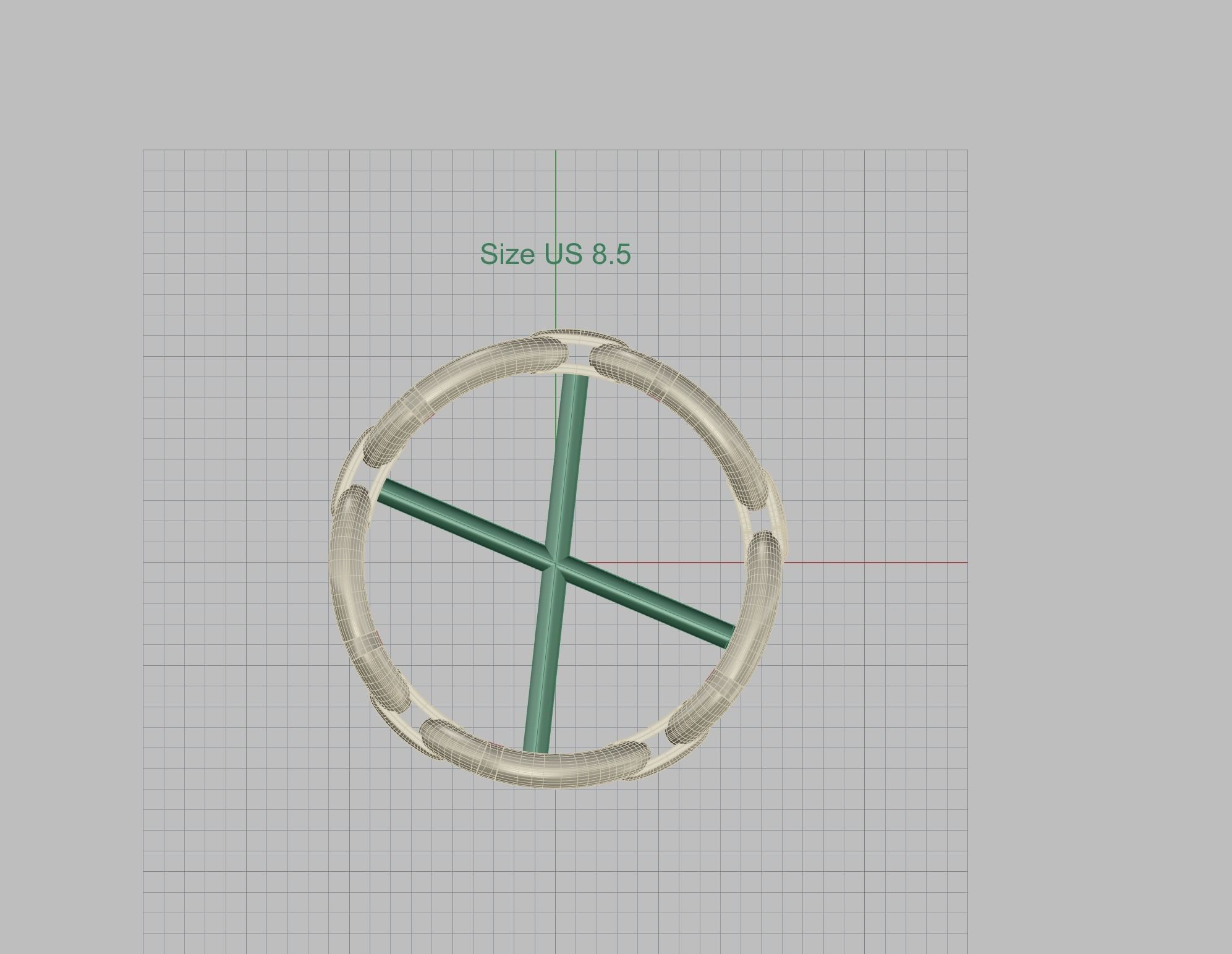 Luxury Ring 3D print model_4
