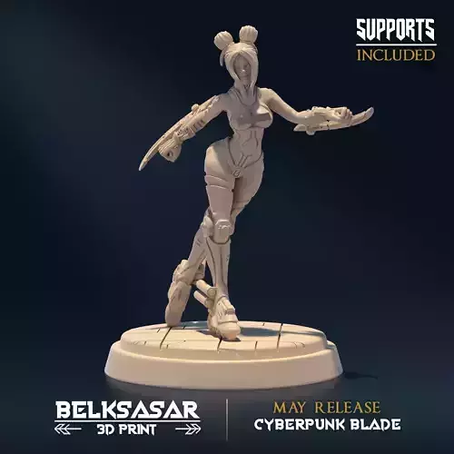 Roller Blade C Nude 3D print model