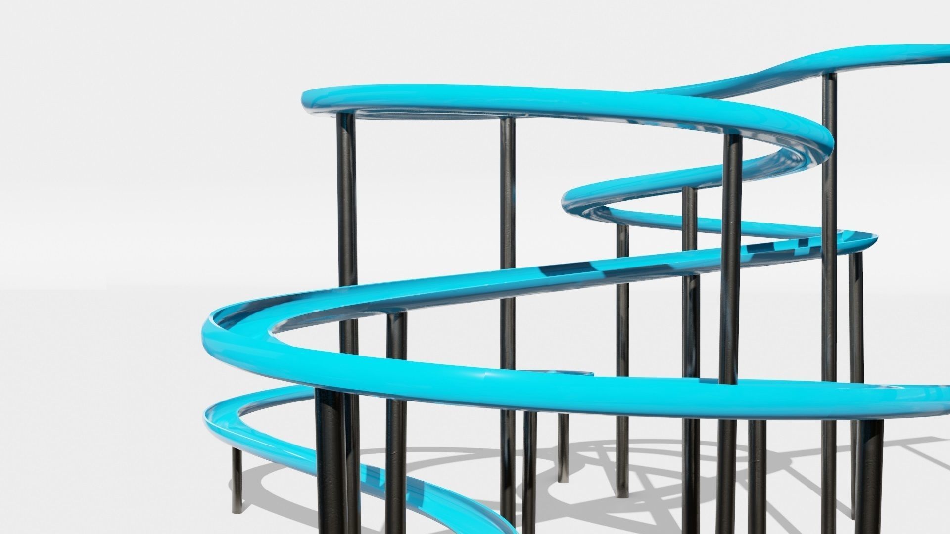 Slide Low-poly 3D model_26