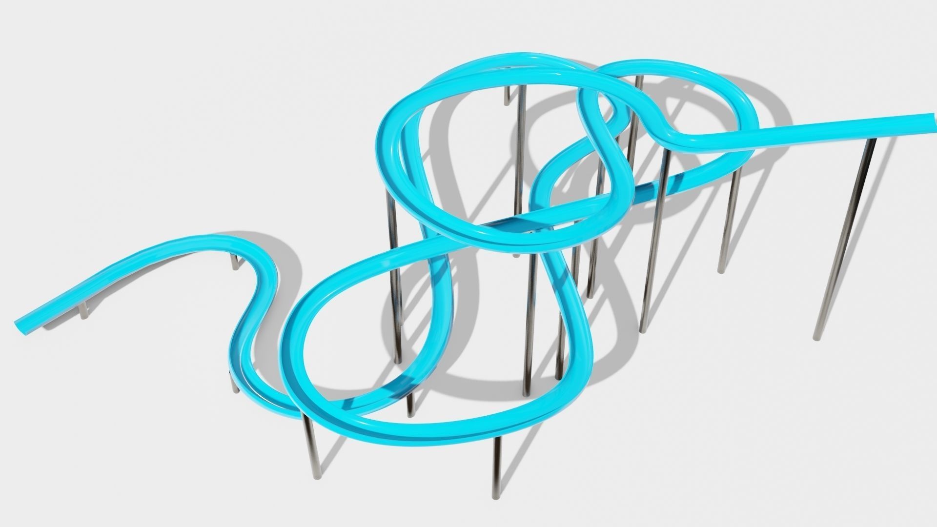 Slide Low-poly 3D model_23