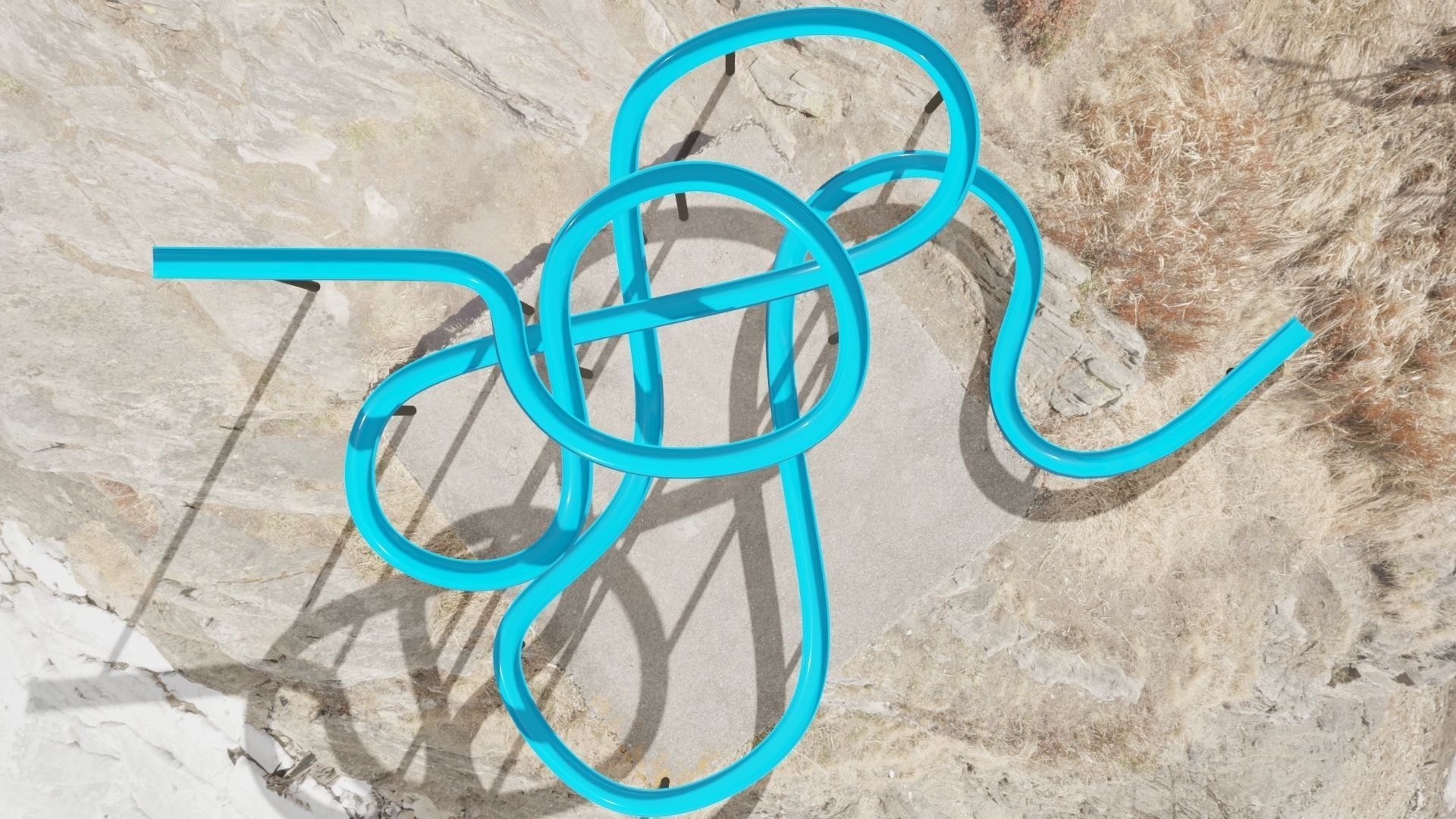 Slide Low-poly 3D model_16