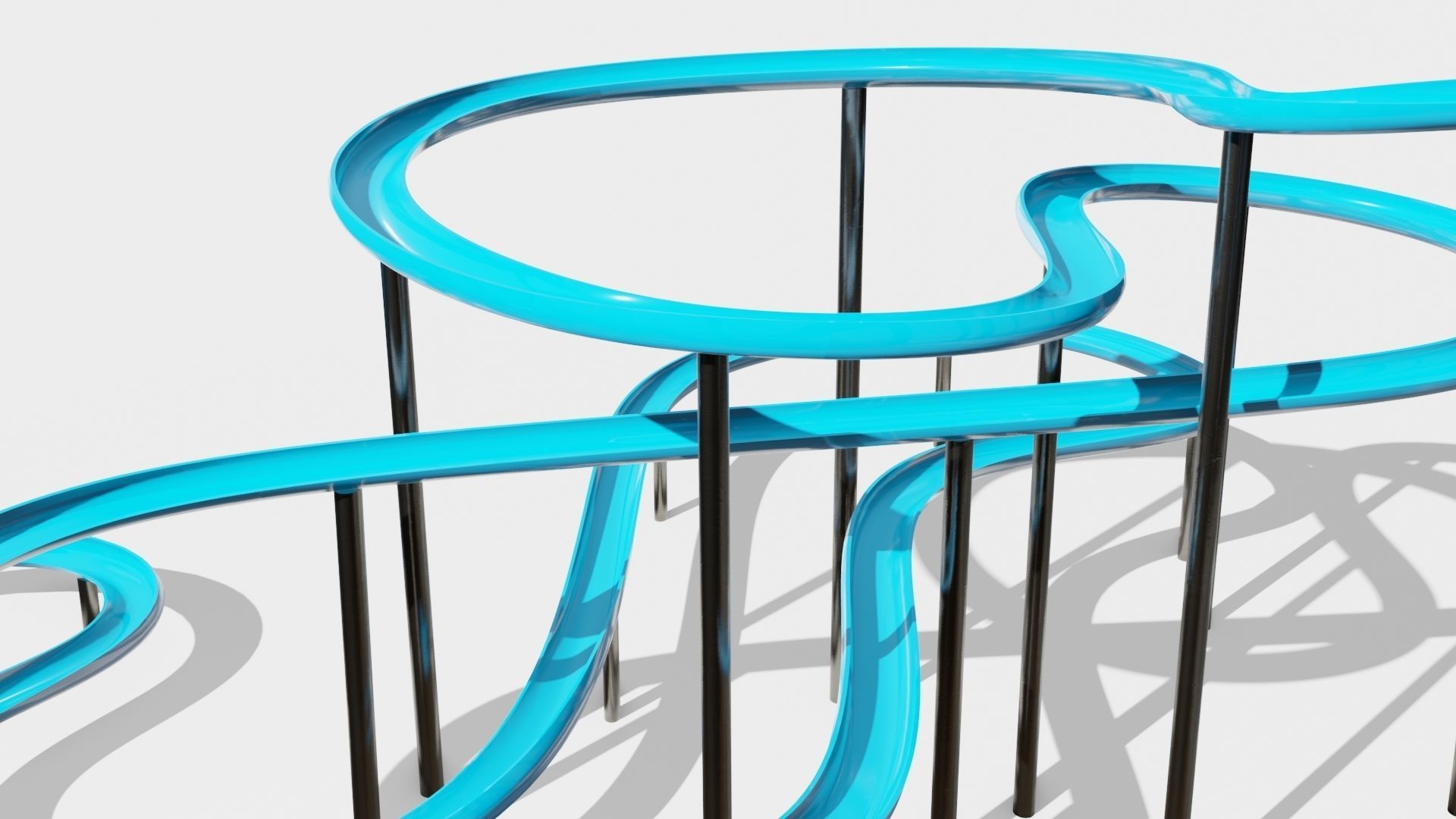 Slide Low-poly 3D model_14