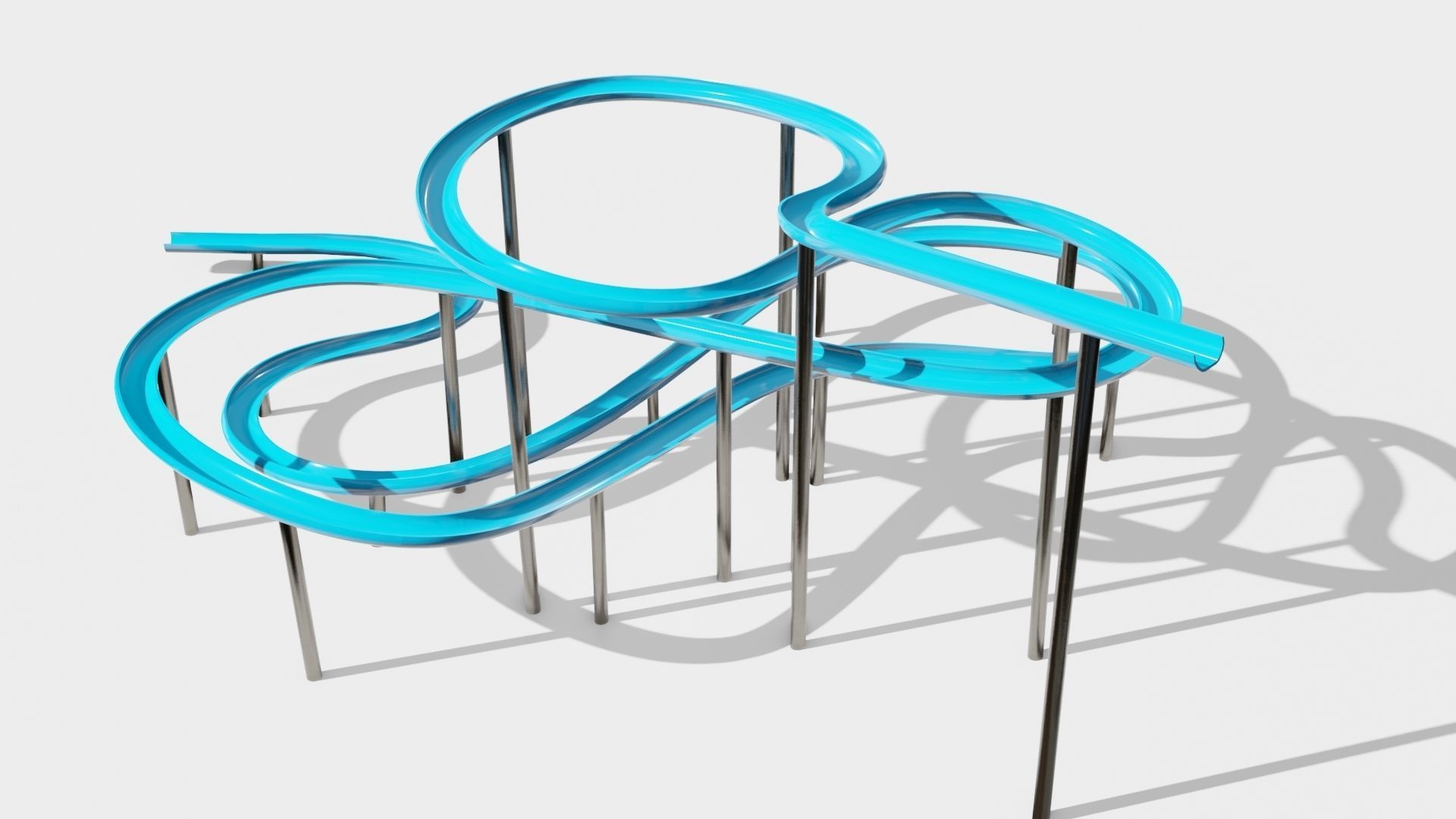 Slide Low-poly 3D model_21