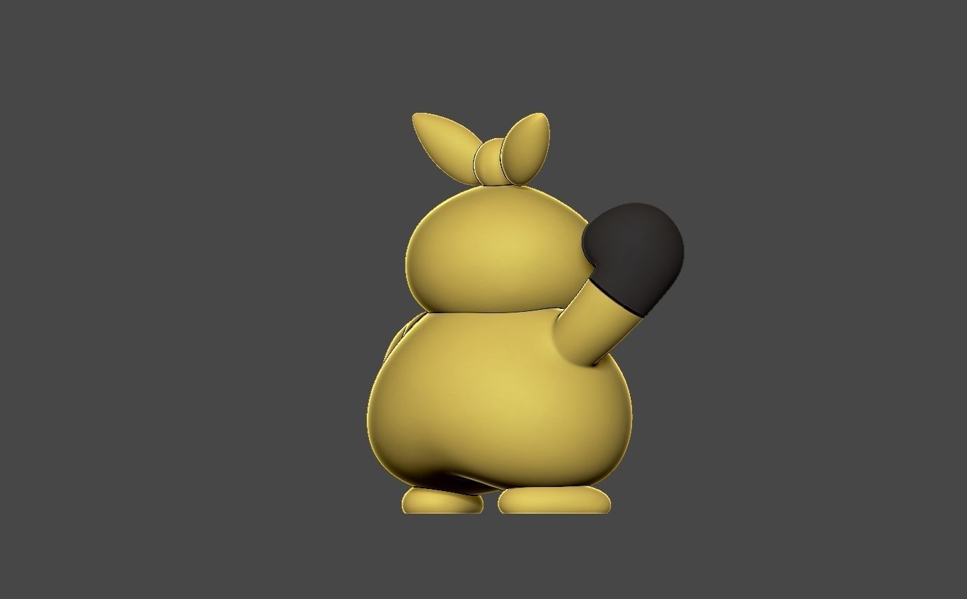 Pokemon makuhita 3D print model_5