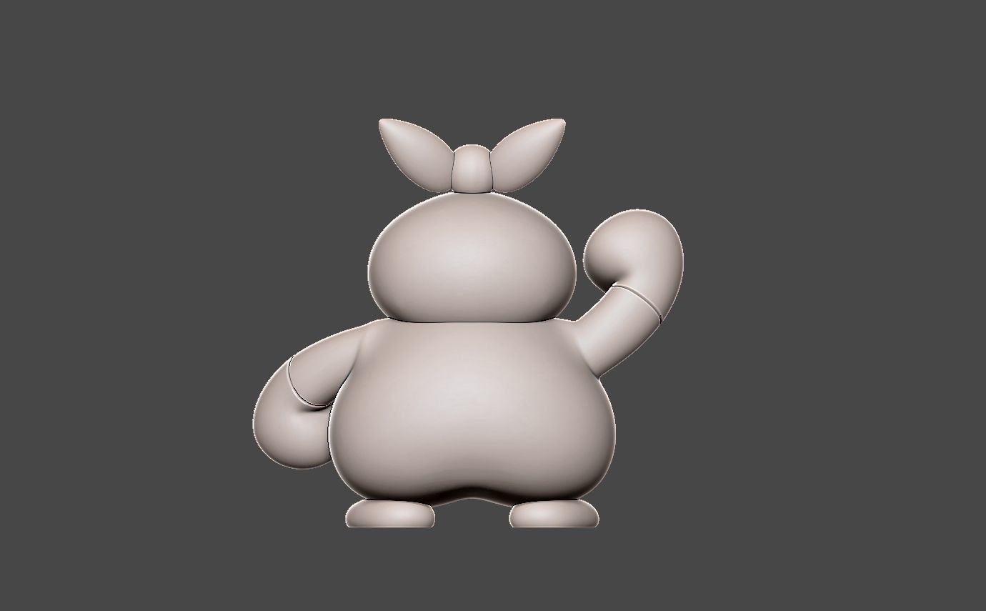 Pokemon makuhita 3D print model_8