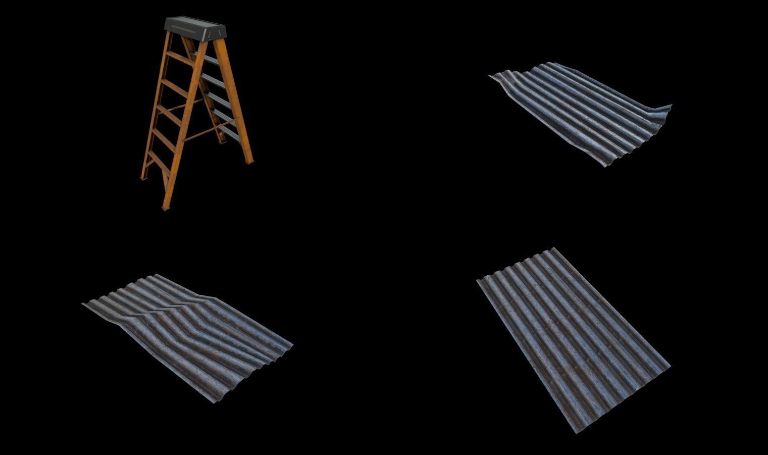 Modular Sewer Environment Low-poly 3D model_49