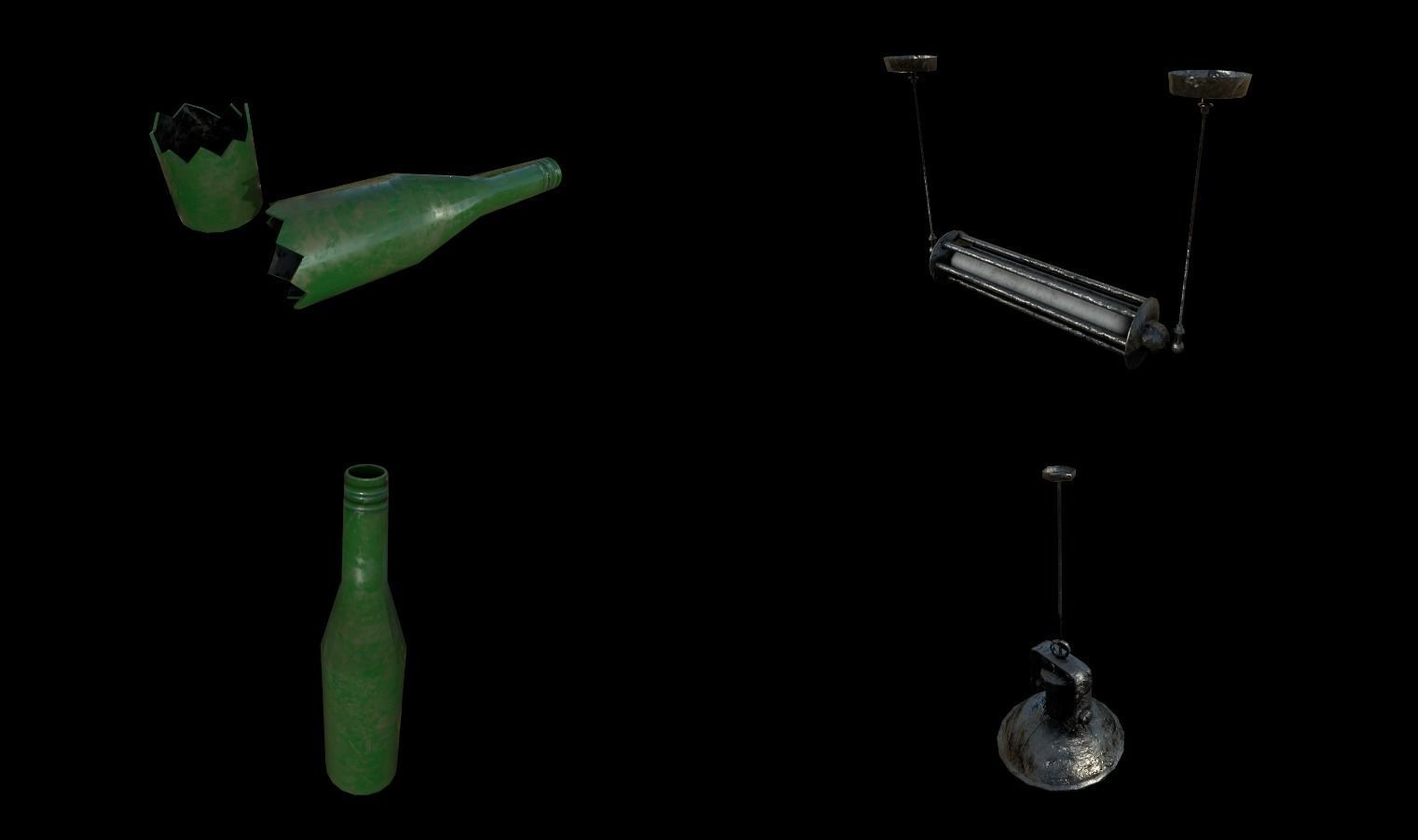 Modular Sewer Environment Low-poly 3D model_48