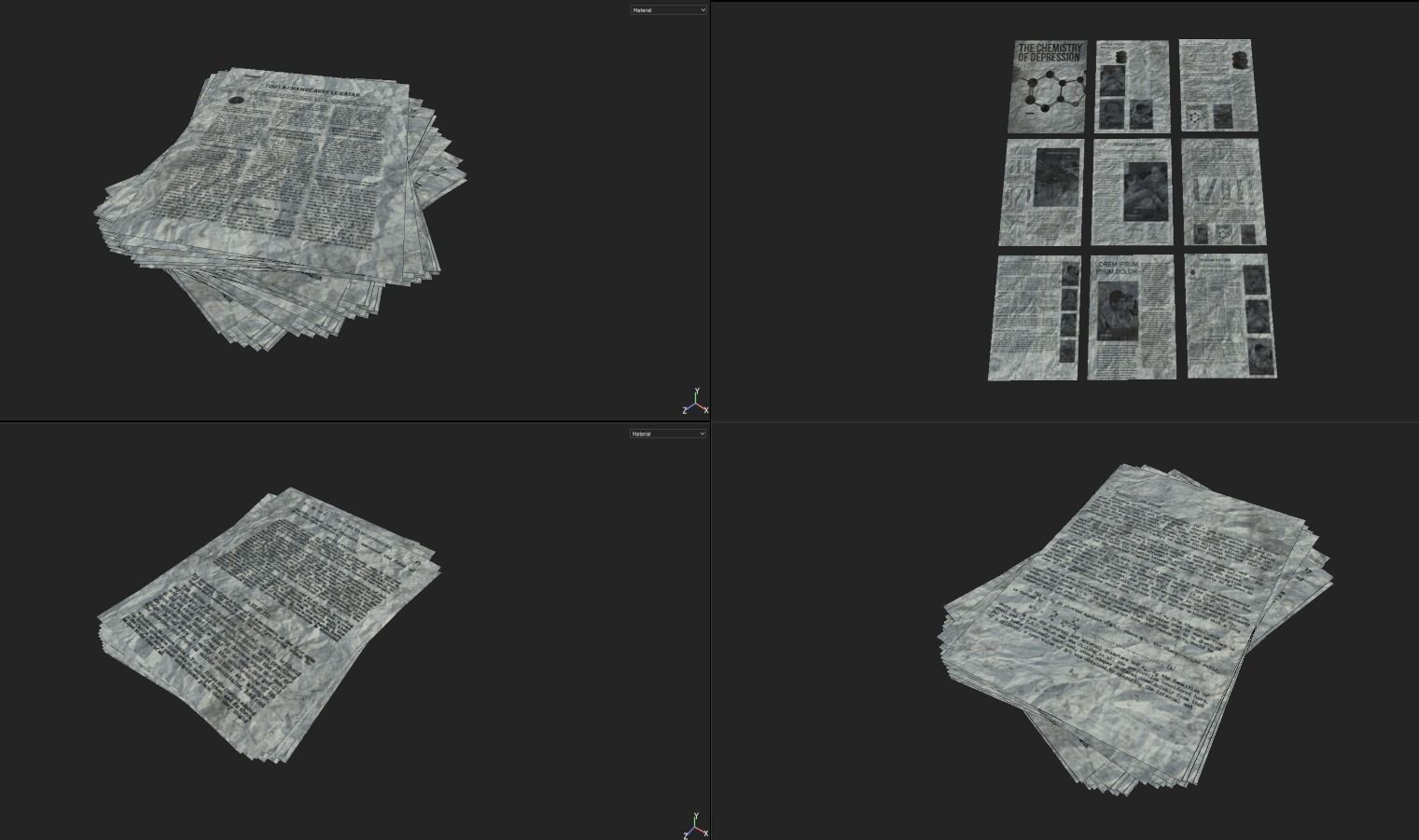 Modular Sewer Environment Low-poly 3D model_57