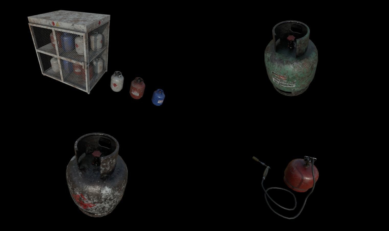 Modular Sewer Environment Low-poly 3D model_45