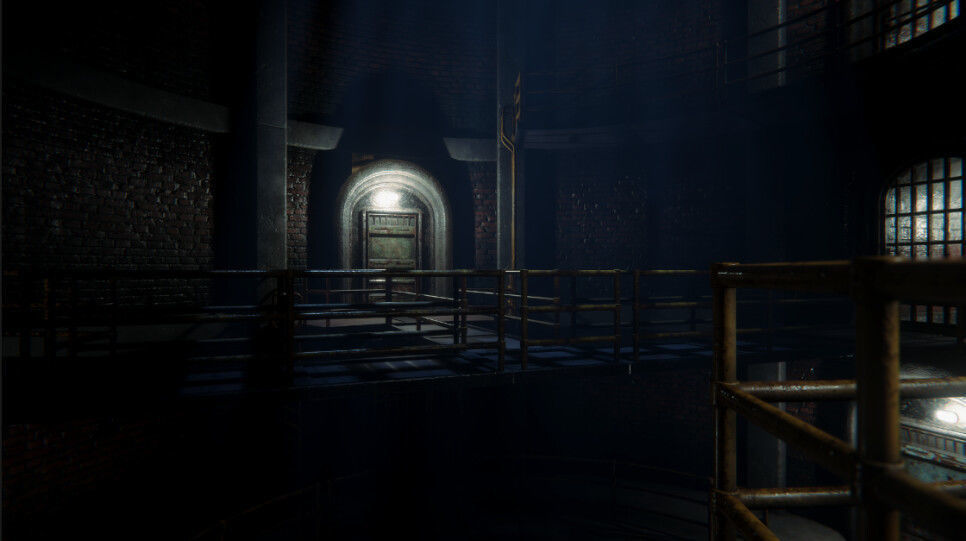 Modular Sewer Environment Low-poly 3D model_4