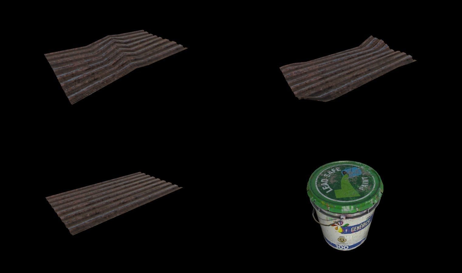 Modular Sewer Environment Low-poly 3D model_51