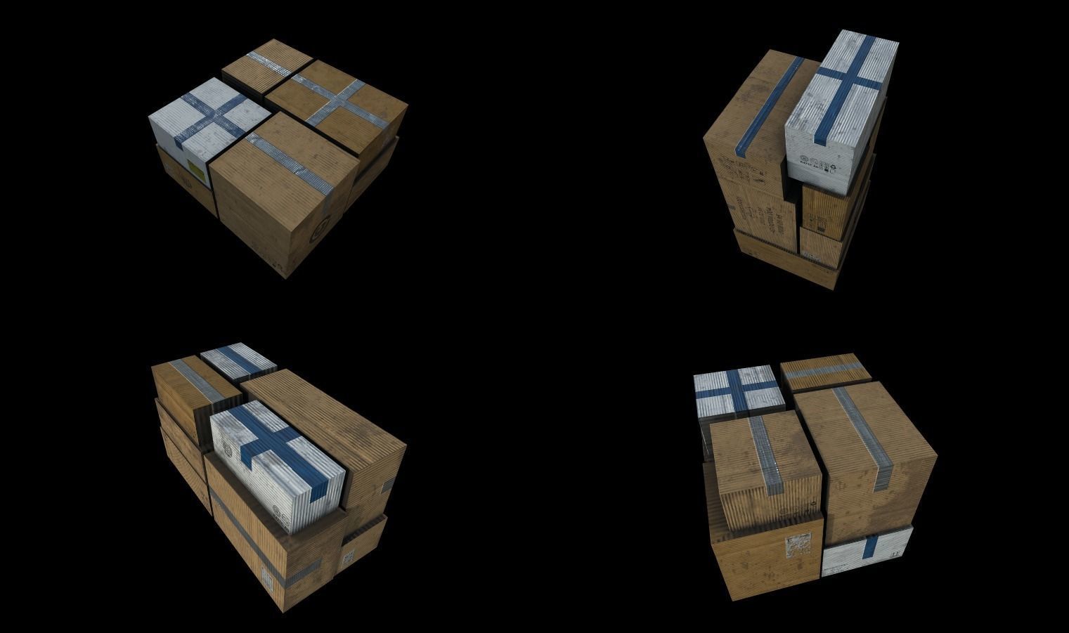 Modular Sewer Environment Low-poly 3D model_36