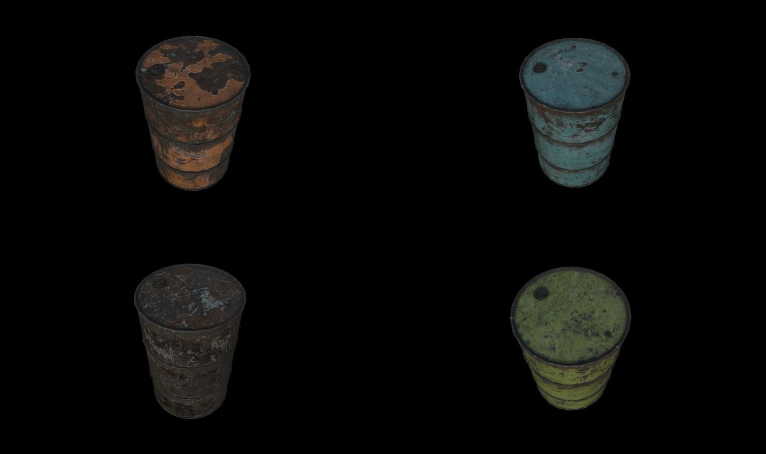 Modular Sewer Environment Low-poly 3D model_30