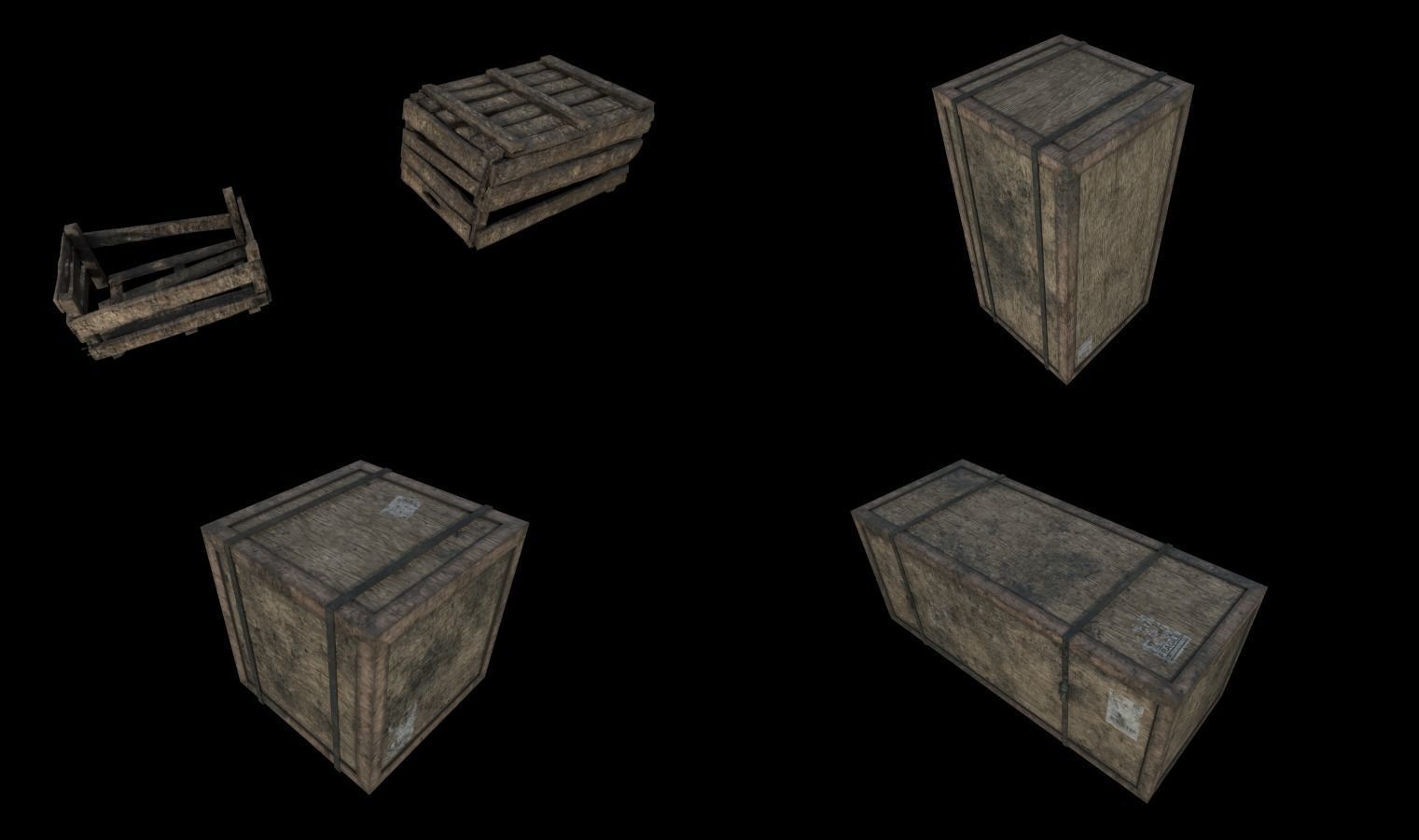 Modular Sewer Environment Low-poly 3D model_65