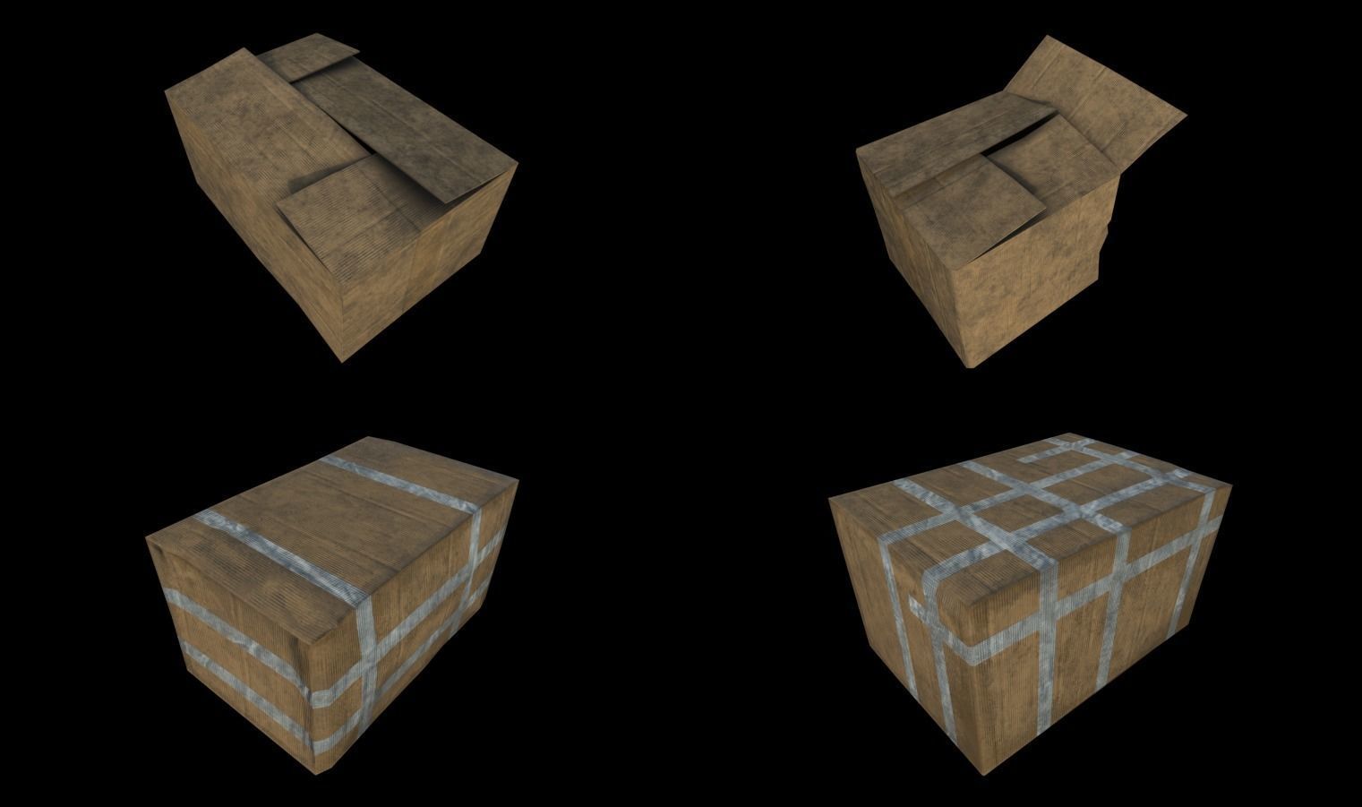 Modular Sewer Environment Low-poly 3D model_33