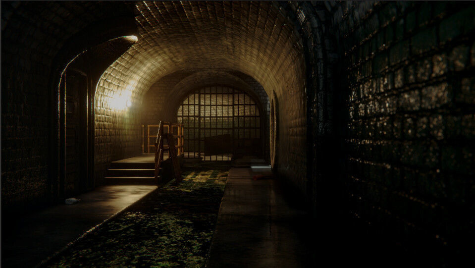 Modular Sewer Environment Low-poly 3D model_11