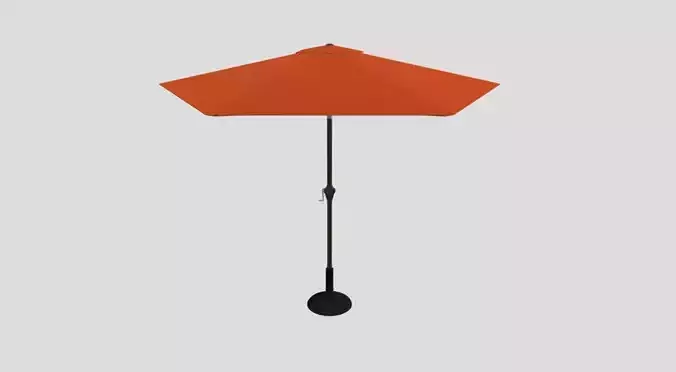Parasol Low-poly 3D model