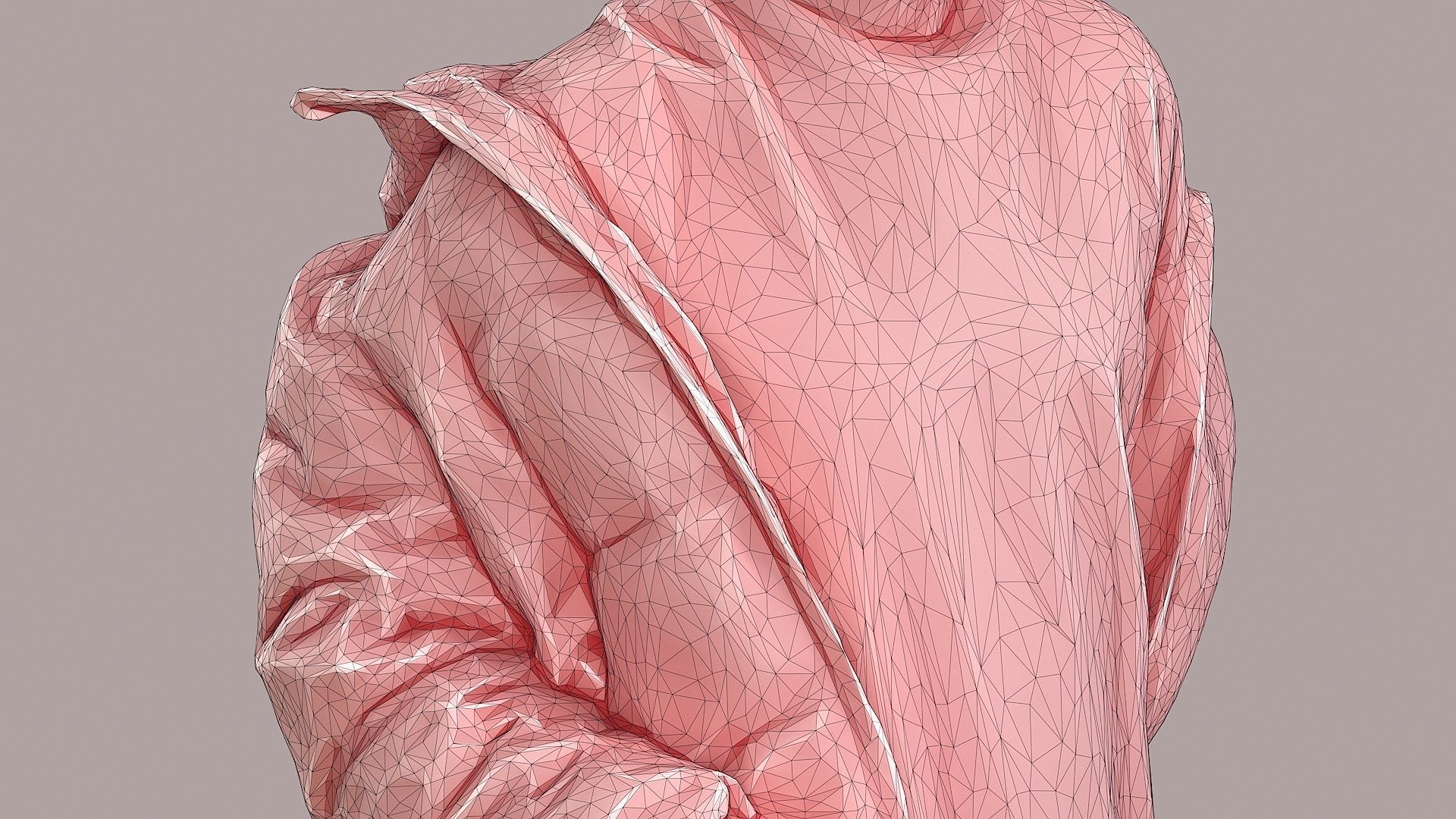 Streetwise Casual Young Man with Popped Puffer 3D model_11