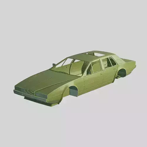 Aston Martin Lagonda 1985 Printable Body