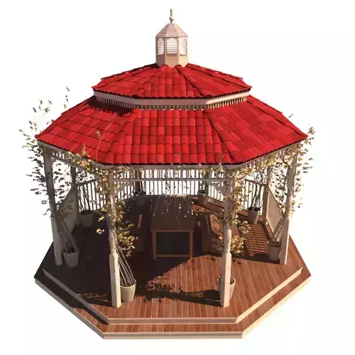Gazebo with Ivy