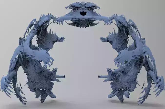 Demon Hand Sculpture large