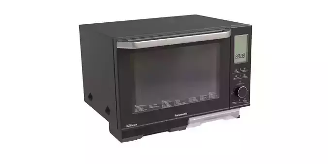 Black Inverter Modern Microwave