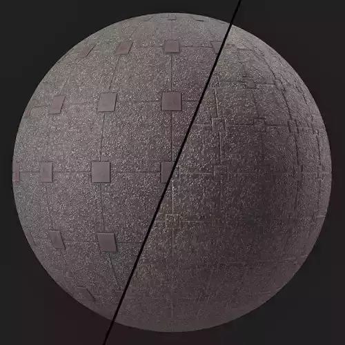 Tile Materials 30- Concrete Tiling By Gravel Sbsar Pbr Seamless