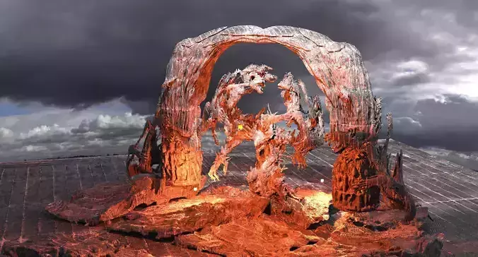 Dantes Demon Clawed archway  Kitbash 1