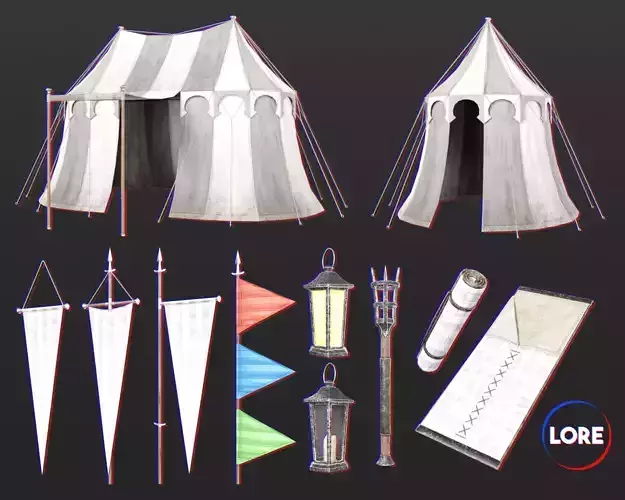 Medieval Collection Elegant Campsite 