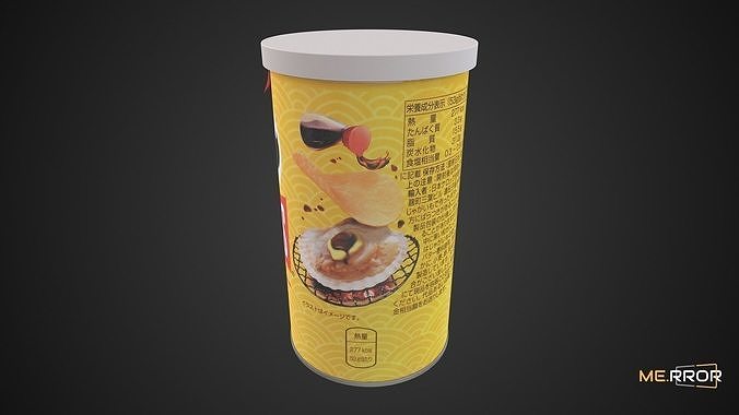 Game Ready Ptoatoe Chip Hotate Low-poly 3D model 5