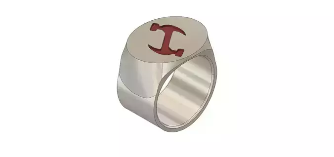 The Simpsons Stonecutters Ring 3D print model