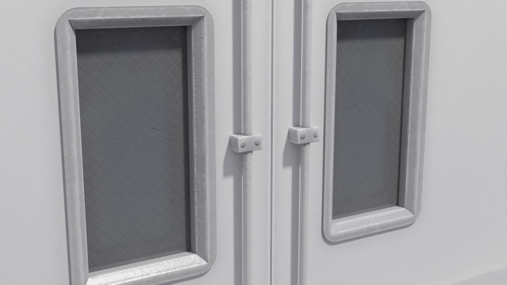 Industrial Doors 4K and 2K Low-poly 3D model_18