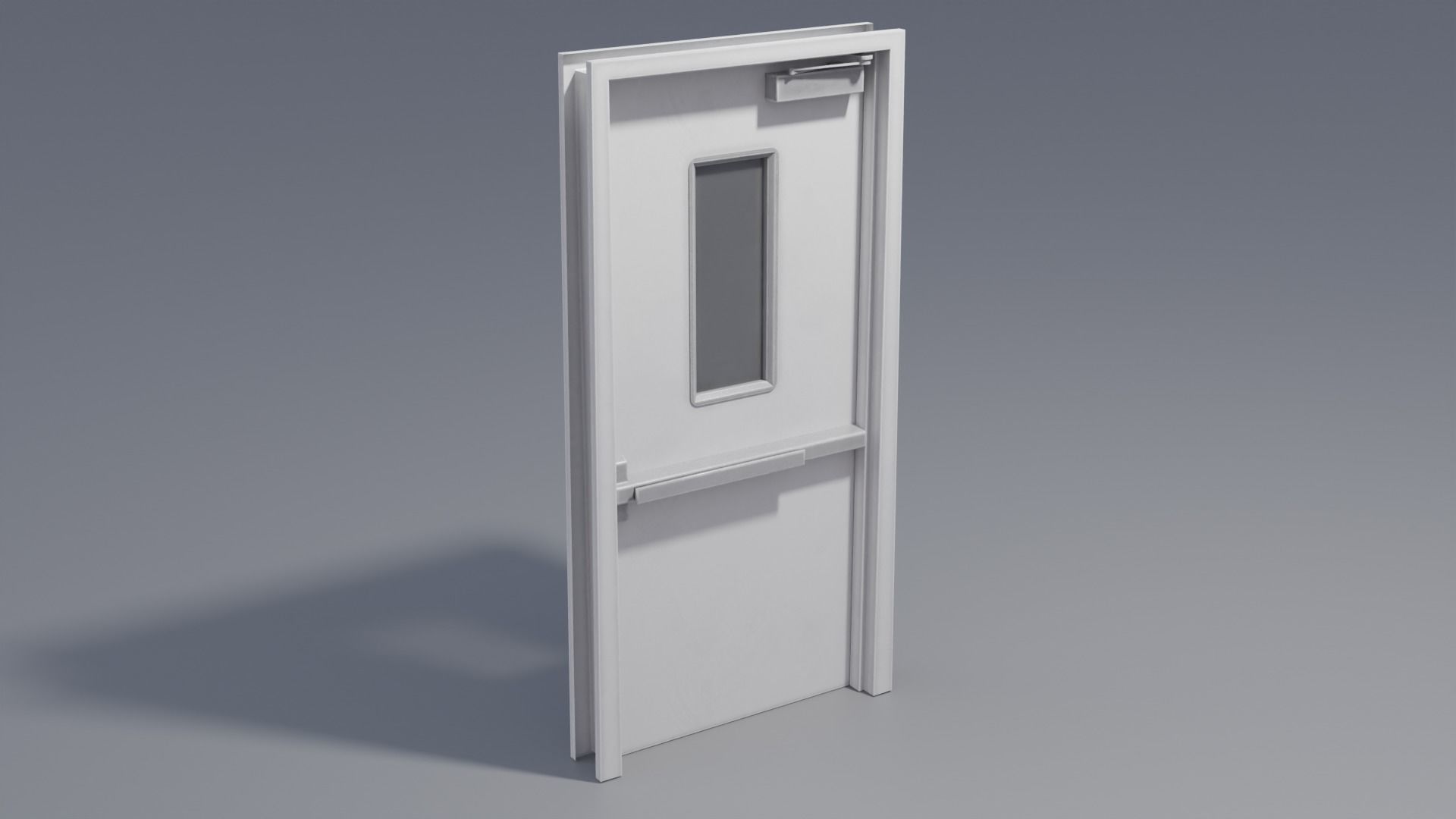Industrial Doors 4K and 2K Low-poly 3D model_12