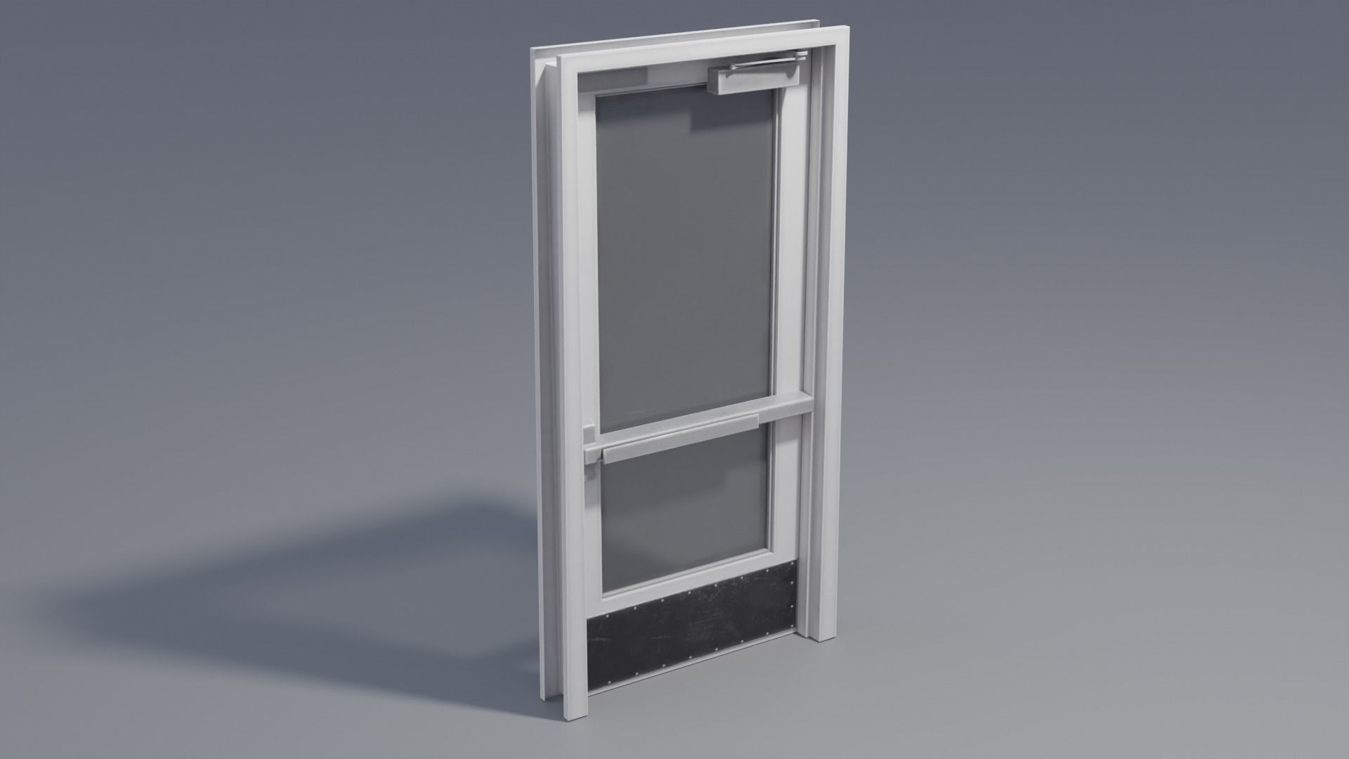 Industrial Doors 4K and 2K Low-poly 3D model_14