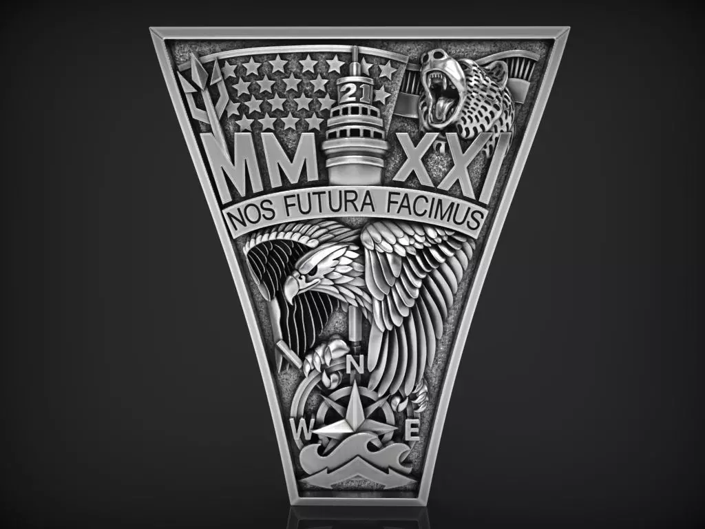 Bas-relief for the United States Ring 2021 3D print model_0