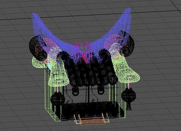 Cartoon Fantasy Architecture 3D model_10