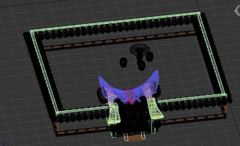 Cartoon Fantasy Architecture 3D model_7