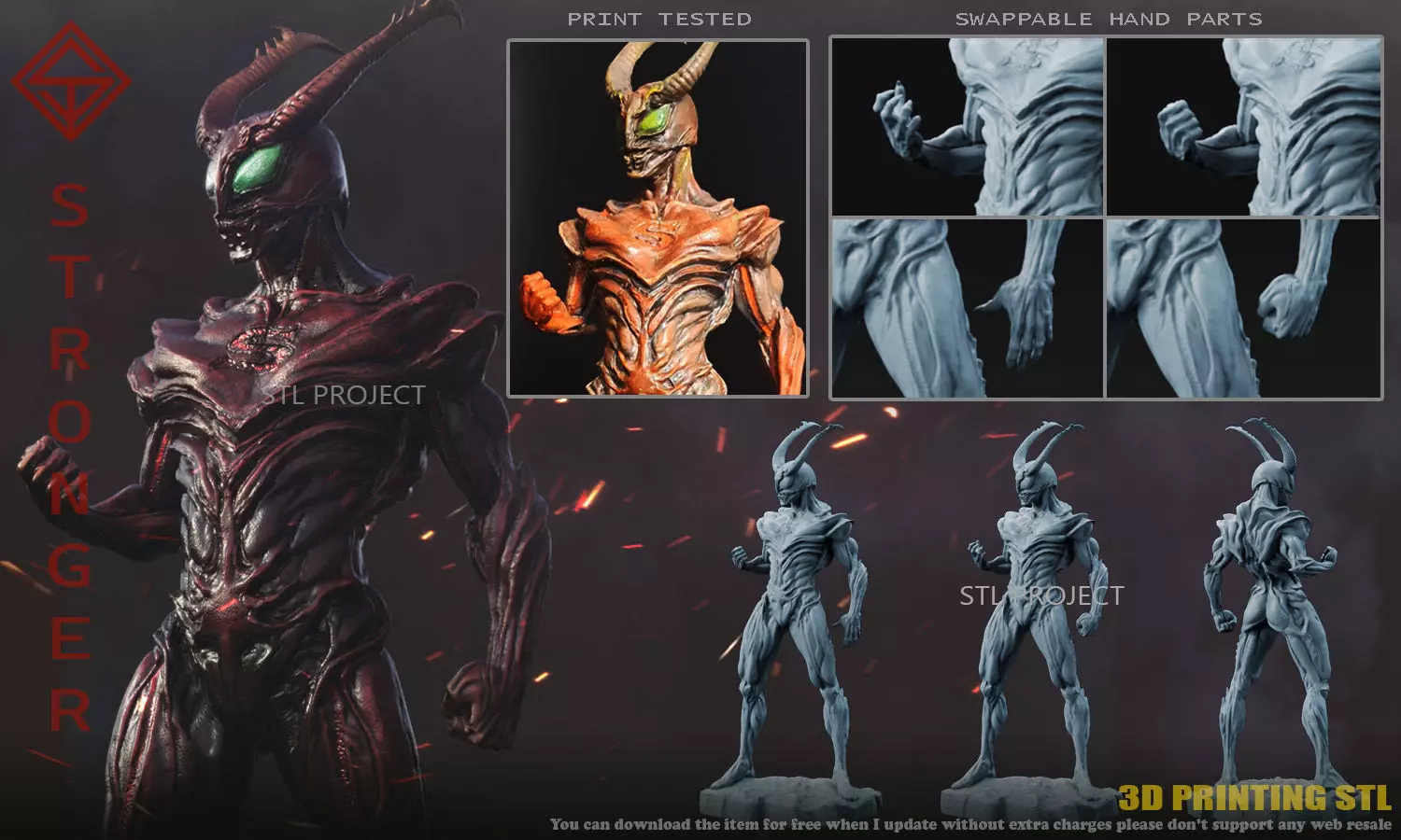 Stronger 3D print model_0