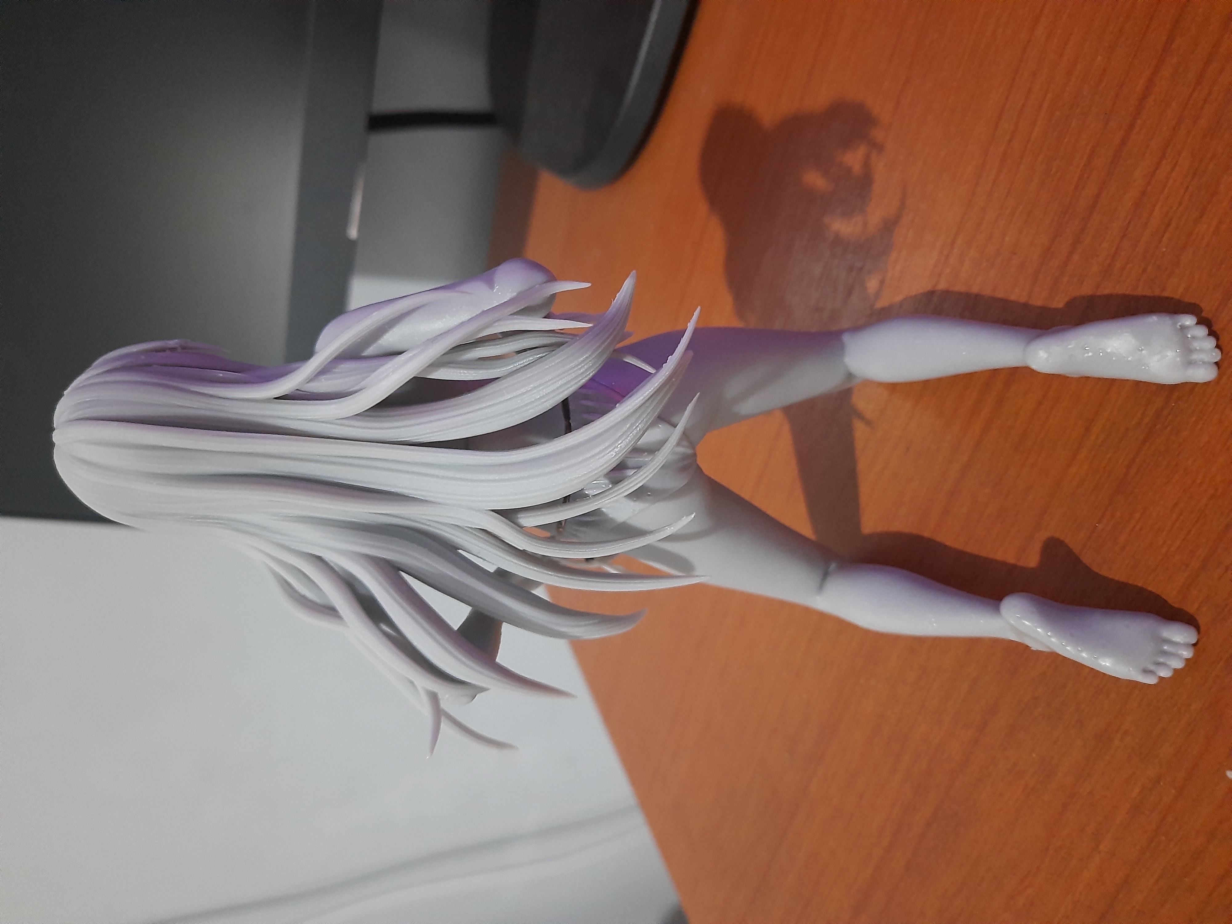 Anime Girl Statue  3D print model_8