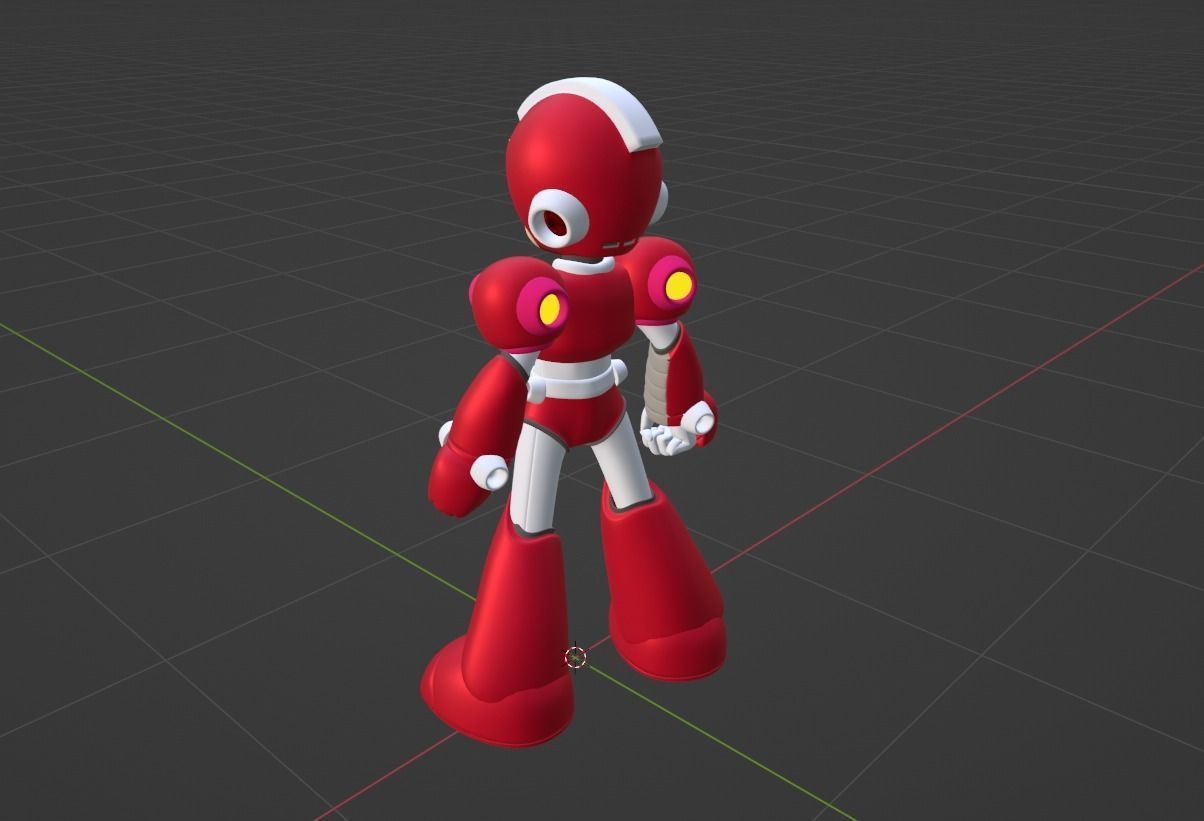 Power MegaMan - Megaman 6 3D model_6