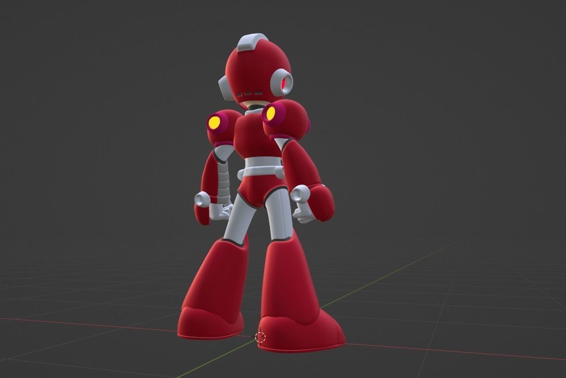 Power MegaMan - Megaman 6 3D model_5