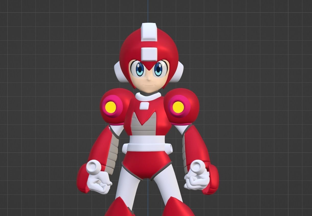 Power MegaMan - Megaman 6 3D model_7