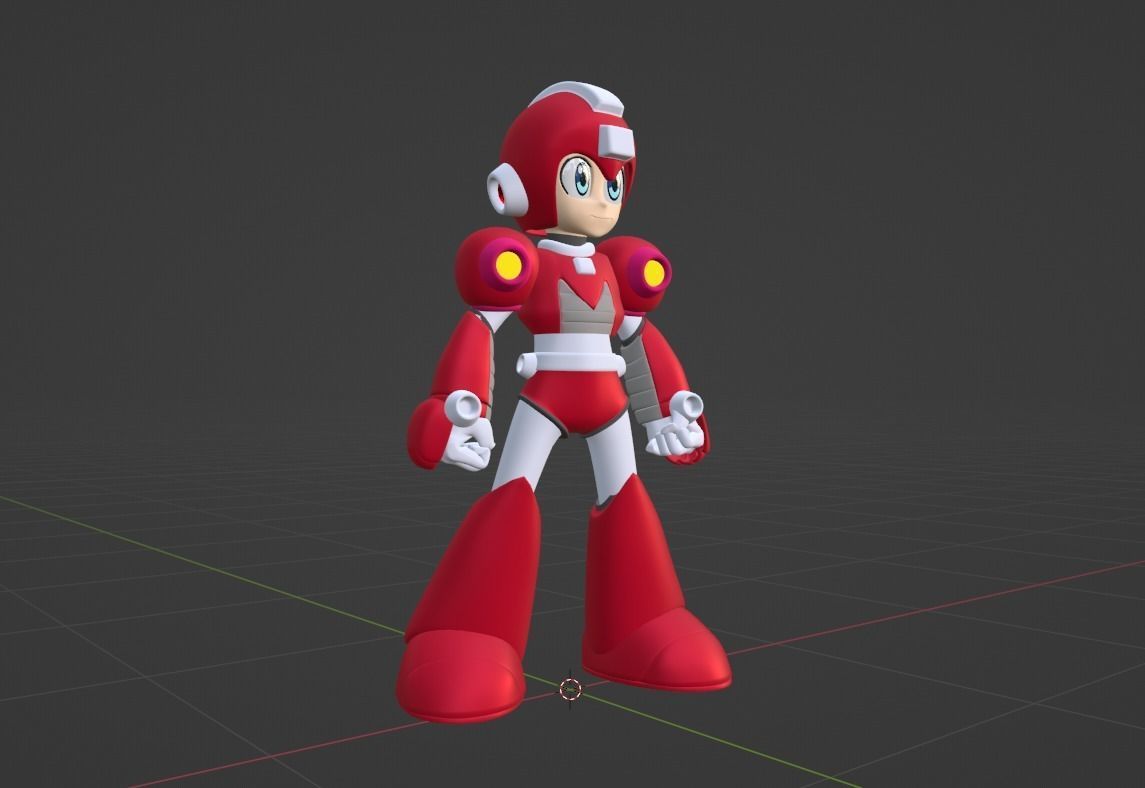 Power MegaMan - Megaman 6 3D model_4