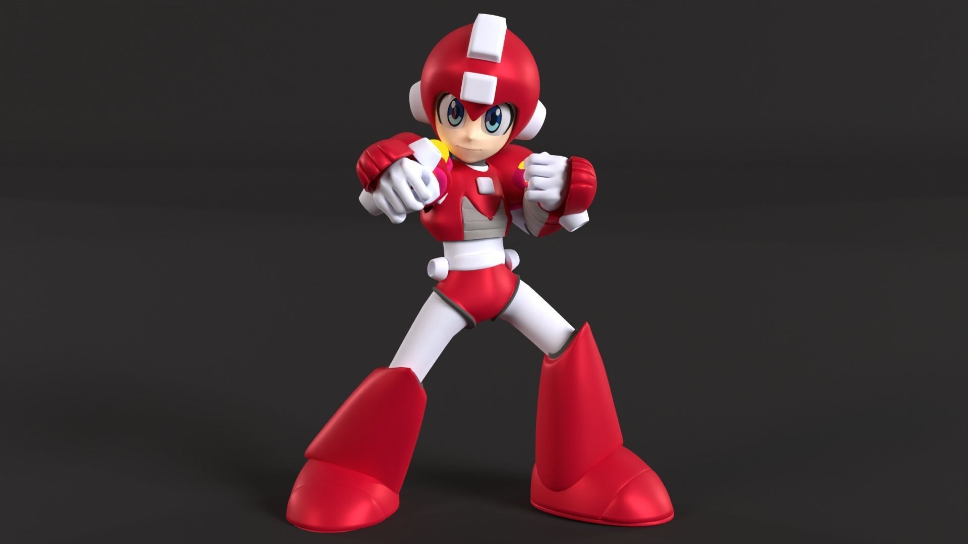 Power MegaMan - Megaman 6 3D model_2