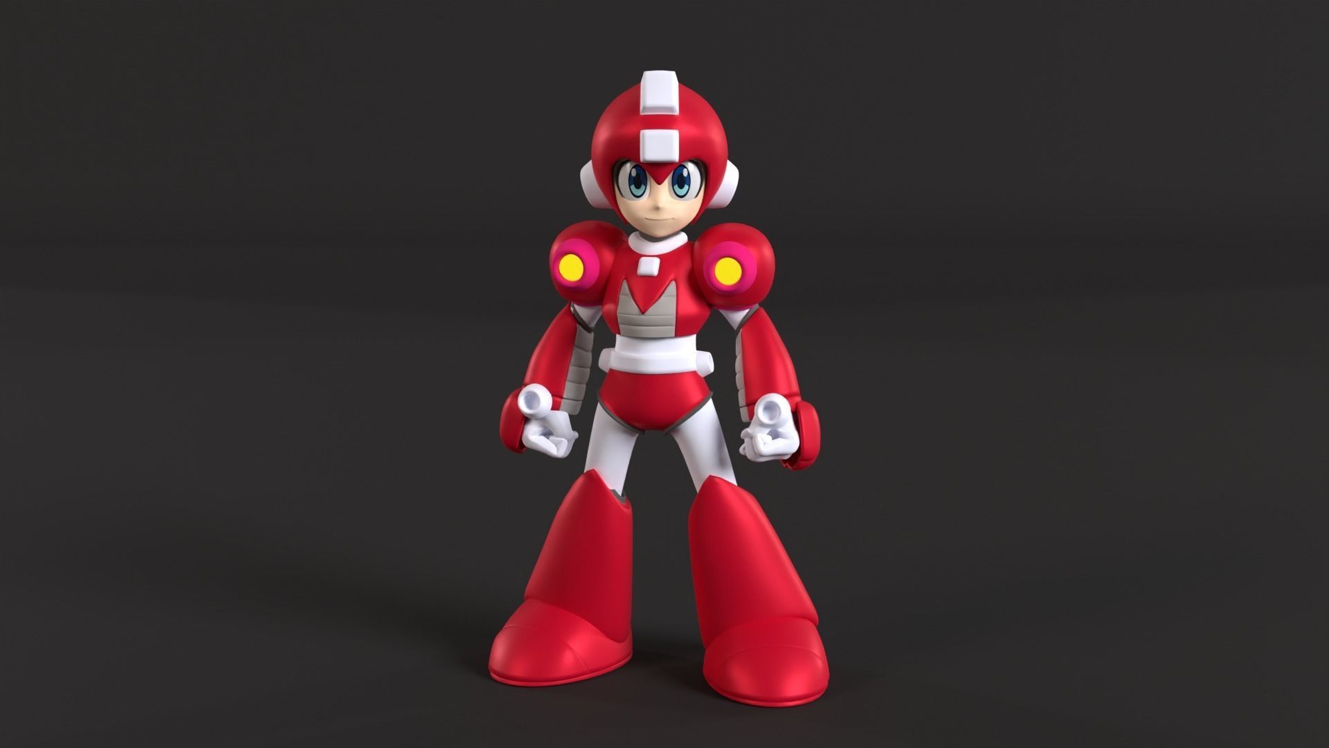 Power MegaMan - Megaman 6 3D model_1