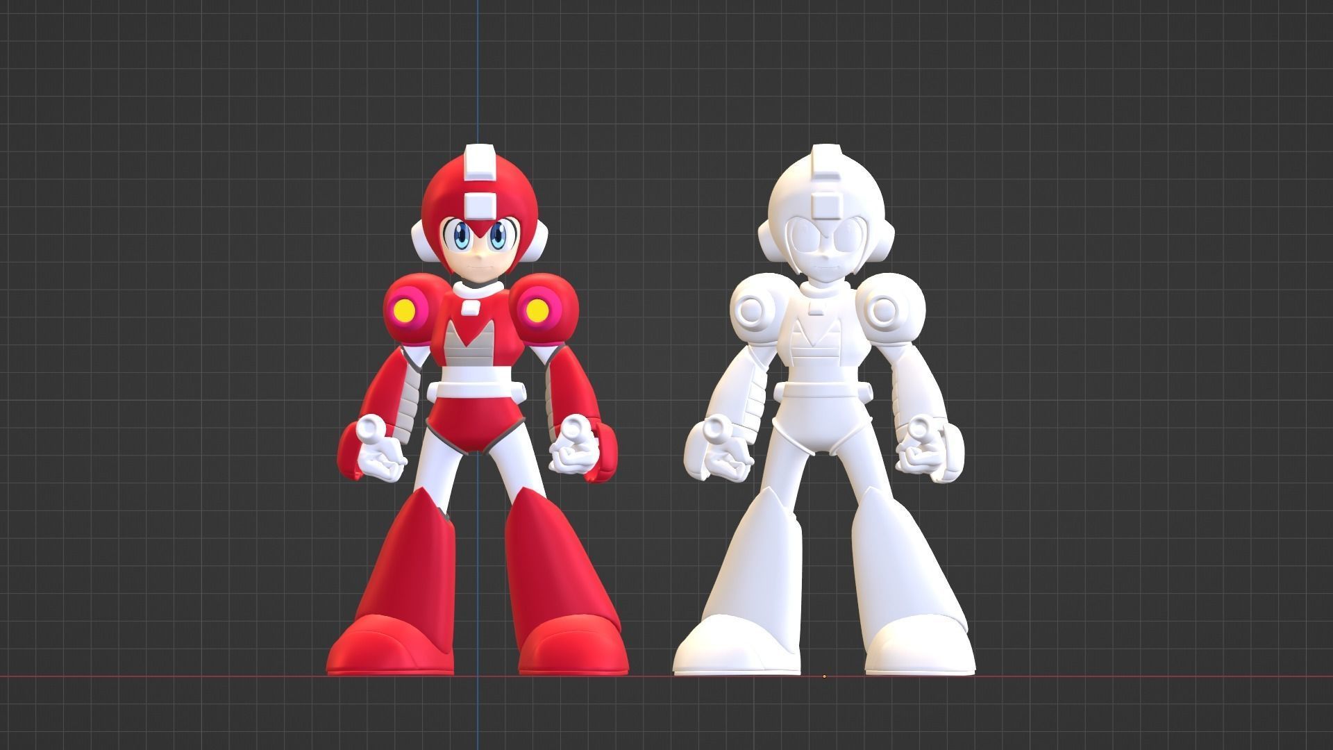 Power MegaMan - Megaman 6 3D model_14
