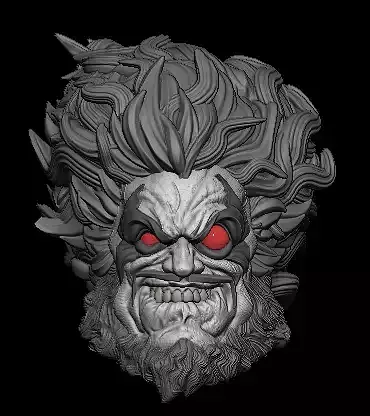 LOBO HEAD 3 LIPS BITE