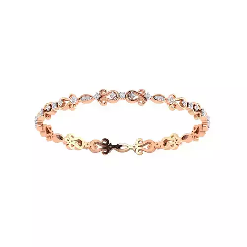 Women Bangle Bracelet STL JCD Render Details