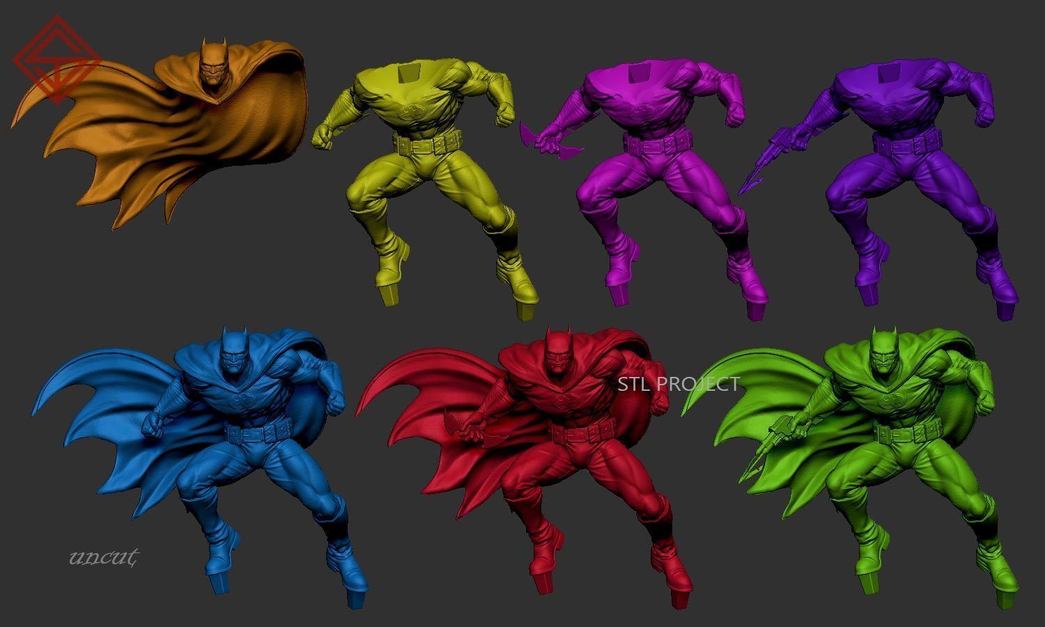 Batman 3D print model_3